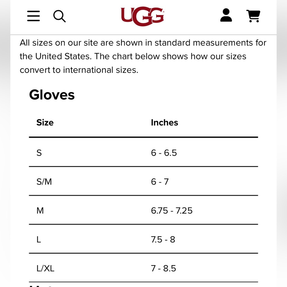 UGG Women's Black Shearling Gloves - Picture 7 of 7